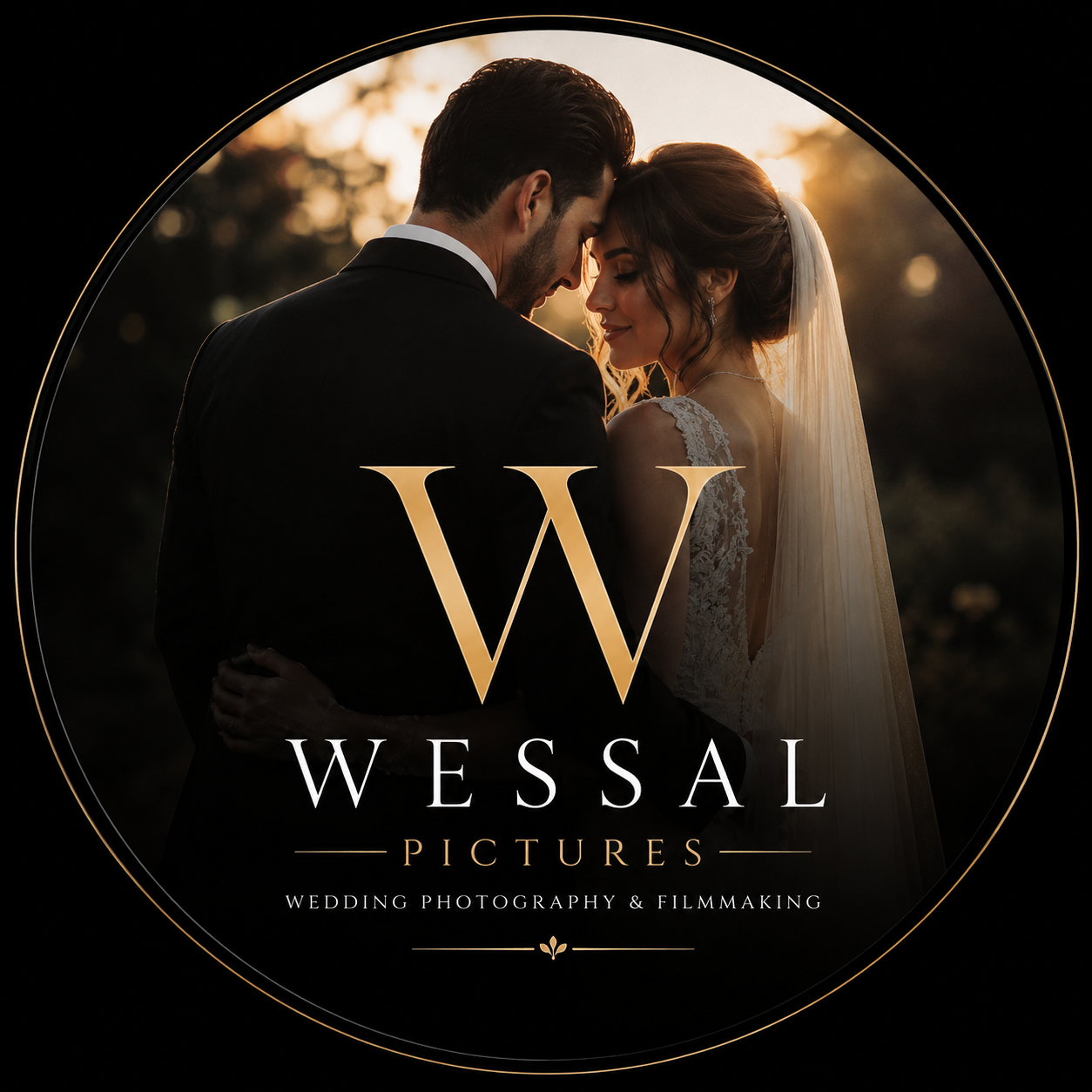 Wessal Pictures – Markenmotiv mit einem Paar im goldenen Licht
